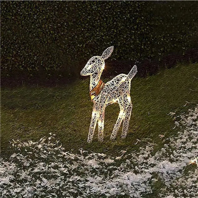 3-Piece Christmas LED Deer Set