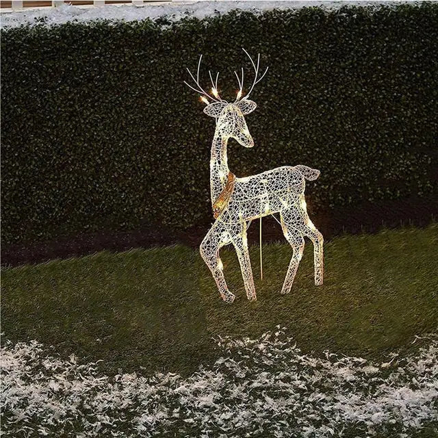 3-Piece Christmas LED Deer Set